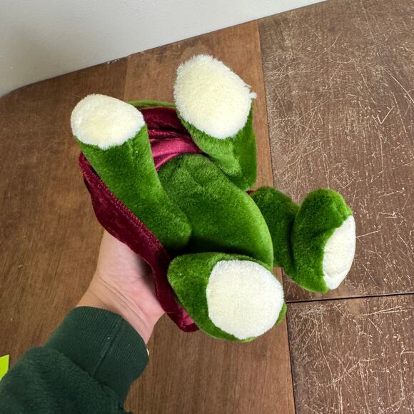 TY Beanie‎ Babies King 1993 NWT posable frog Stuffed animal Attic Treasures - Picture 3 of 9